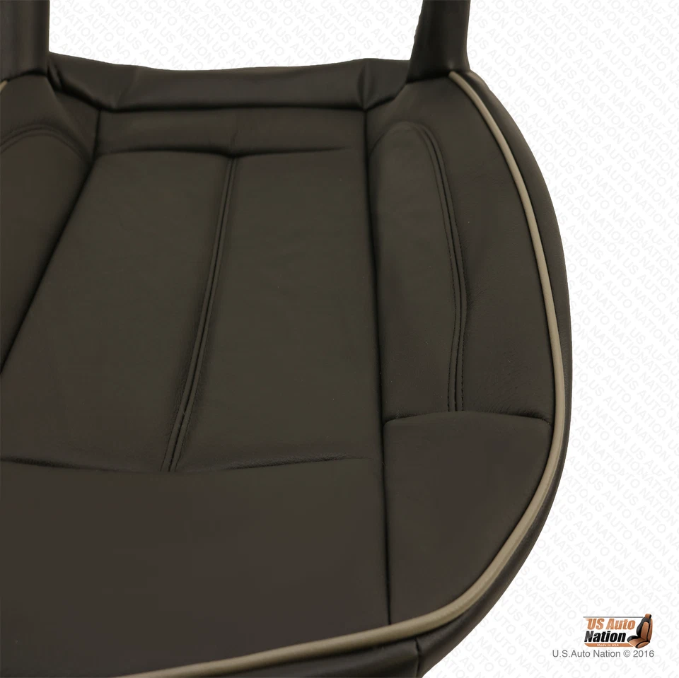 2006-2010 For Hummer H3 Genuine Leather Front Bottom Replacement Covers Black - image 4 of 4