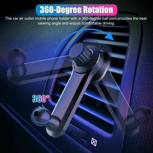 Auto Handy Halterung Lüftungsgitter 360° Magnet Universal Smartphone KFZ Halter - Bild 5 von 12