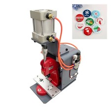 Automatic Badge Machine Pneumatic Button Maker Badge Making Machine NO Mould