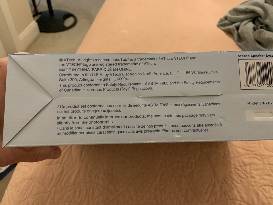 VTech InnoTab 2/2S/3/3S Stereo Speaker System Model 80-211200 NIB - Image 3 of 4