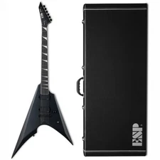 ESP LTD Arrow-1000NT Charcoal Metallic Satin CHMS + ESP Case B-Stock