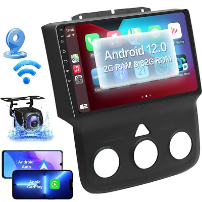 Carplay For Dodge Ram 1500 2500 3500 2013-2018 Android 12.0 Car Stereo Radio GPS