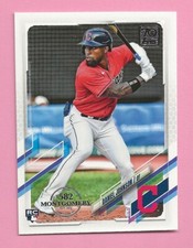 2021 Topps 582 Montgomery Club Foil Stamp #103 Daniel Johnson RC Indians