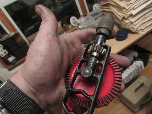 excellent england stanley chapman vintage hand drill multiplier tool - Picture 9 of 19