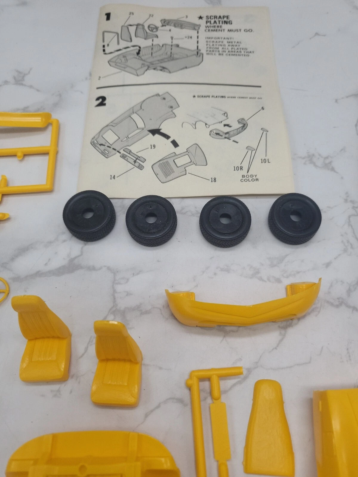 New Open Box Vintage Monogram 1/24 Datsun Road Racer Model Kit 1978 #2110 - Picture 5 of 10