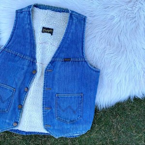 denim vest ebay