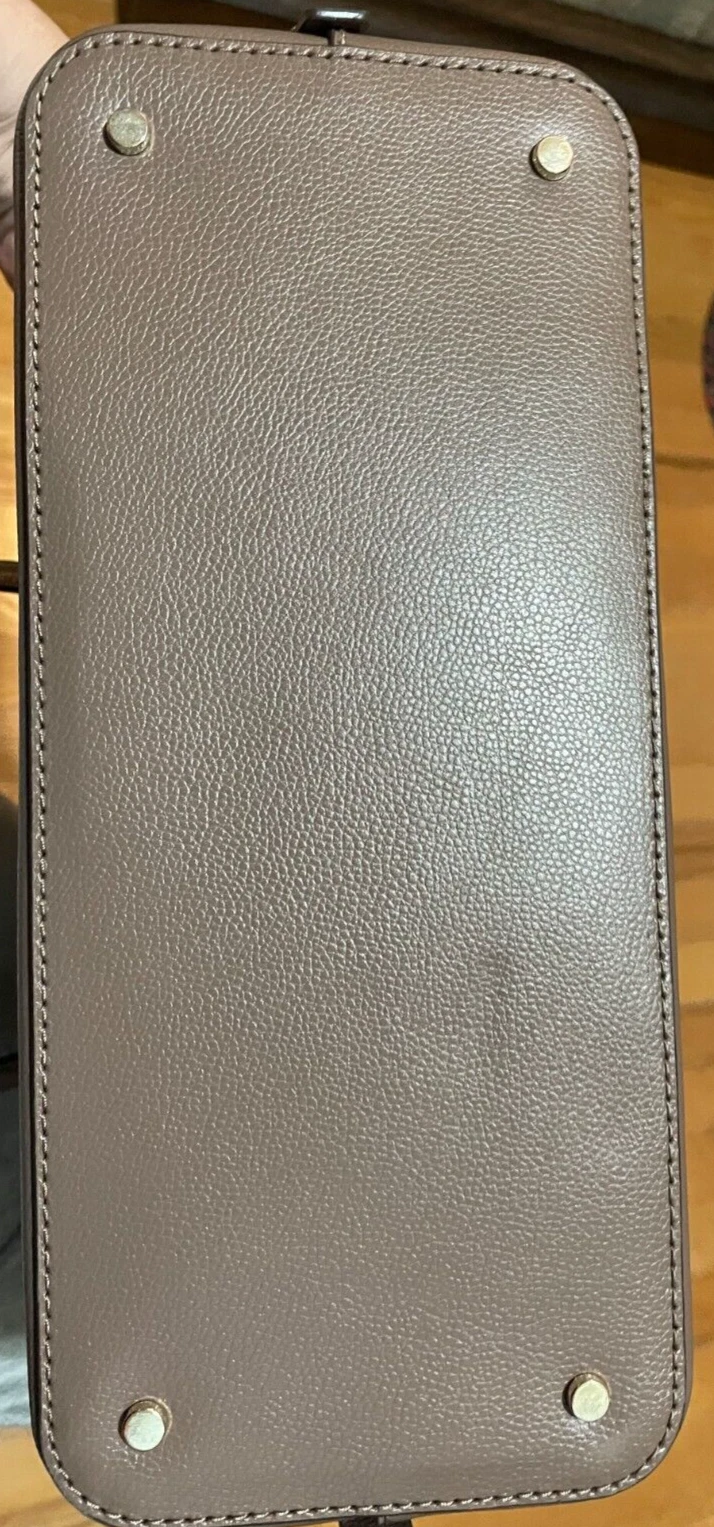 Borsa a tracolla Kate Spade media marrone cupola borsa da donna nuova senza etichette