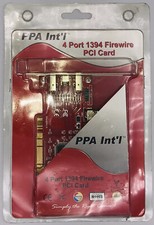 PPA Int'l 4-Port 1394 Firewire PCI Card