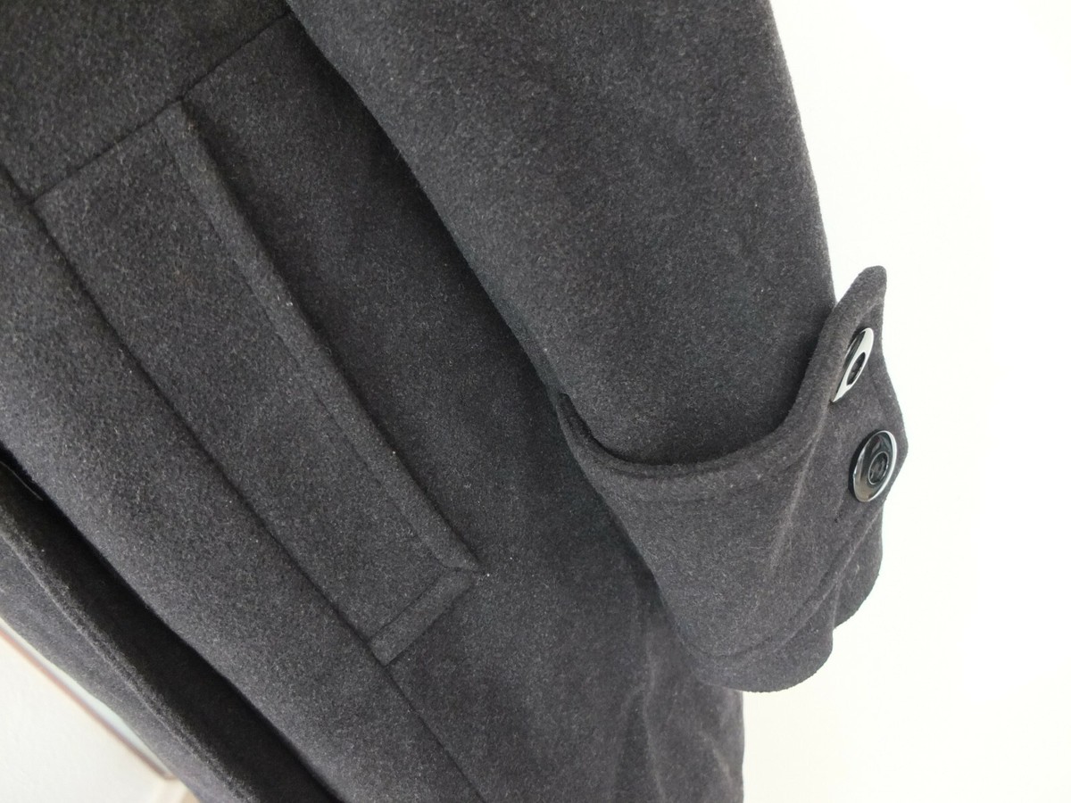 Christian Berg STOCKHOLM Wolle Mantel 42 XL TOP Schwarz