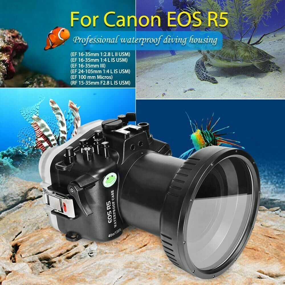 Seafrogs 40m Underwater Camera Housing with Dome Port for Canon