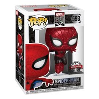 First Appearance Metallic Spider-Man 80Th Pop! Marvel #593 Vinyl Figur Funko