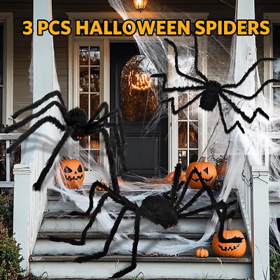 130 Stück Halloween Spinnen Deko – Realistische Plastikspinnen In 5 Farben, Perfekt Für Gruselpartys & Streiche