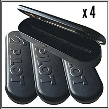Pilot pen Presentation metal pen giftboxes x 4  with hinged  lid and foam insert