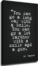 American Gangster Quote Poster Al Capone Quote Decorative Painting Art Poster
