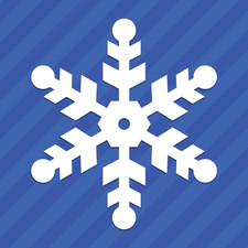 Snowflake Vinyl Decal Sticker