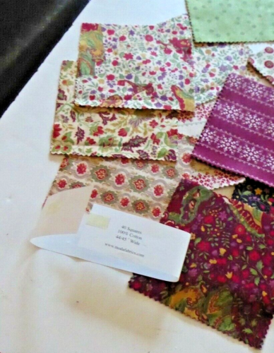 Vintage Holiday Quilting Blocks 40 Squares by April Cornell for MODA - Picture 3 of 8