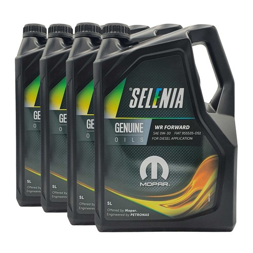 KIT 4 L OLIO MOTORE SELENIA WR FORWARD 0W30 ACEA C2 FIAT 955535-DS1