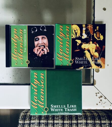 Marilyn Manson - Smells Like White Trash | komplett mit Buch | UFO CD 15 | 1997 - Foto 1 di 1