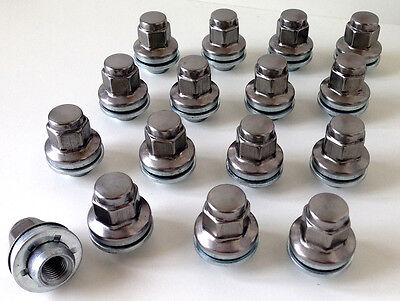 M12 x 1.5 21mm Hex Alloy Wheel Nuts for Ford Cars Set of 4