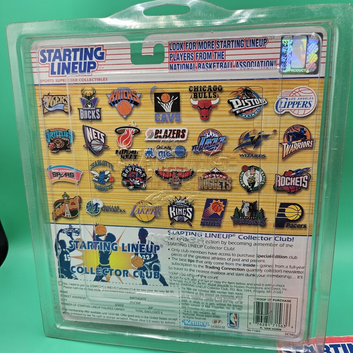 【週末値下げ】NBA スターティングラインナップ 1997 フィギュアセット5点 1997 Starting Lineup NBA Basketball Figures LOT OF 5 Vintage