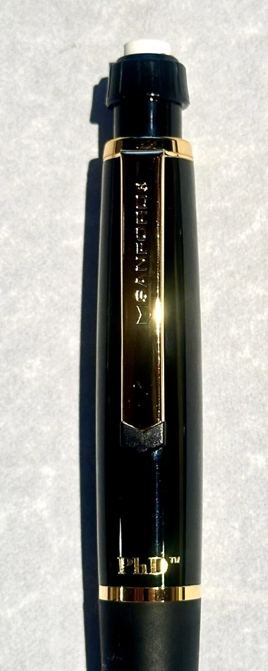 Sanford/Paper Mate PhD 铅笔 0.5 毫米 罕见 18K 镀金口音,全新,完好 — 第 3/4 张图片