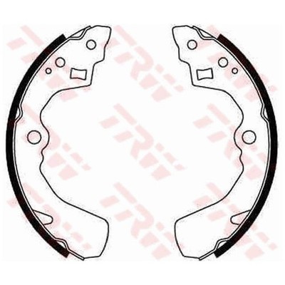 Bremsbackensatz hinten für Subaru Justy 2 JMA id71890