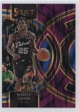2023 Panini Select Premier Level Purple Flash Prizm /175 Marcus Sasser #114 5n4