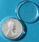 1943 Lincoln Penny Design ~ 1 oz .999 Fine Silver Proof Round In Airtite Capsule