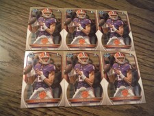 CADE KLUBNIK -(6x) 2022 Bowman Chrome University 1st ROOKIE card ( LOT ) CLEMSON
