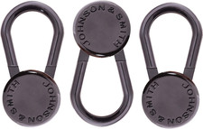 Flex Button Pant Waist Extender 3-Pack - Adds 1-2 Inches with a Bit of Stretch -