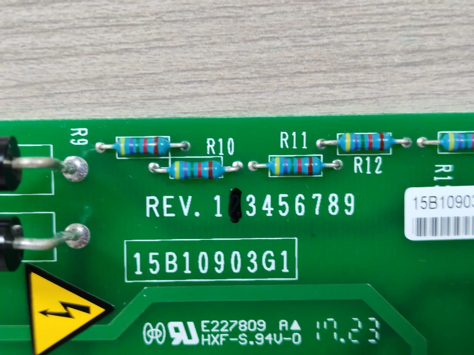 Emerson 15B10903G1 VERTIV 15B10903G1 REV.2 / 15H50581 REV.A BOARD SUPPLY INTERFACE 5