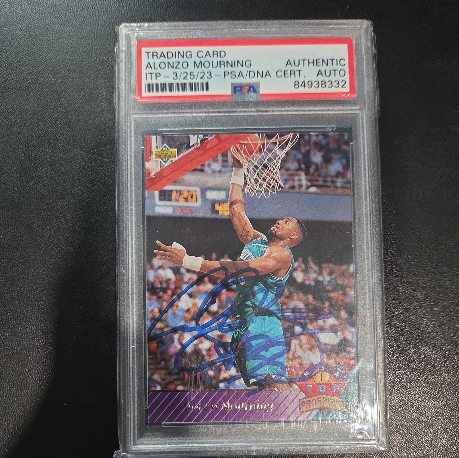 Alonzo Mourning #457 Basketball Cards 1992 Upper Deck trading card — raw and PSA graded price guide