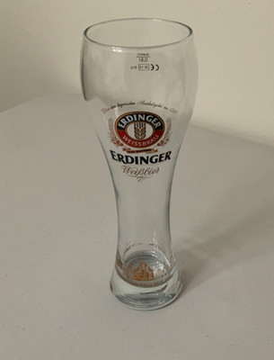 Erdinger Weissbrau beer glasses from Germany