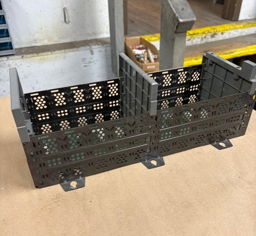 ALLEN BRADLEY 1746-A10 SER B SLC 500 10 SLOT CHASSIS RACK