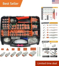 Professional DT  378PCS Connector Set with Waterproof & Durable Design