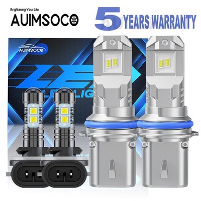 For Dodge Stratus R/T SXT SE Sedan Coupe 2001-2005 LED Headlight Fog Light Bulbs