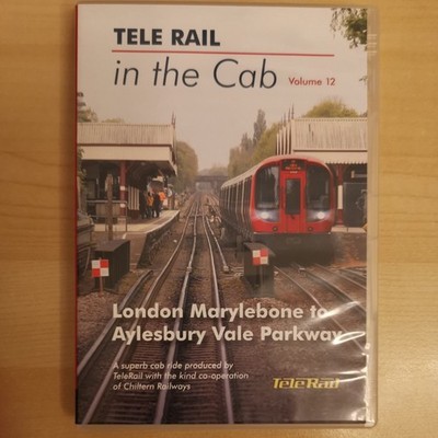 Tele Rail in the Cab Band 12 Marylebone nach Aylesbury Vale Taxifahrt Eisenbahn DVD