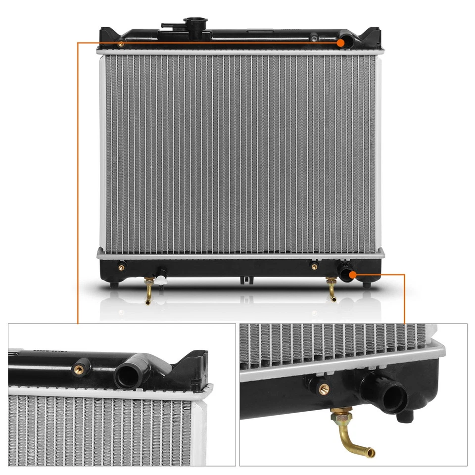 For 89-95 Sunrunner/Sidekick/Tracker OE Style Aluminum Cooling Radiator DPI-1118 - Image 3 of 4