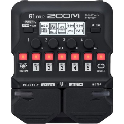 Zoom G1 FOUR Guitar MultiEffects Processor
