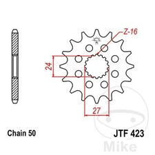 33612-GEARBOX SPROCKET RACING 17T 530 ALTN: 7260593 Compatible with SUZUKI GSX-