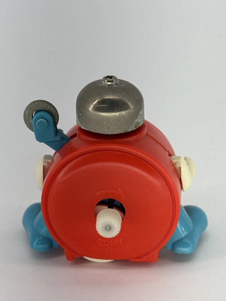 20 世纪 70 年代 TOMY 新加坡发条玩具滚动闹钟 — 第 4/4 张图片