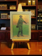 T3 Turkey Red Cy Young Baseball Direct Print Wooden Sign Display Photo 9x12