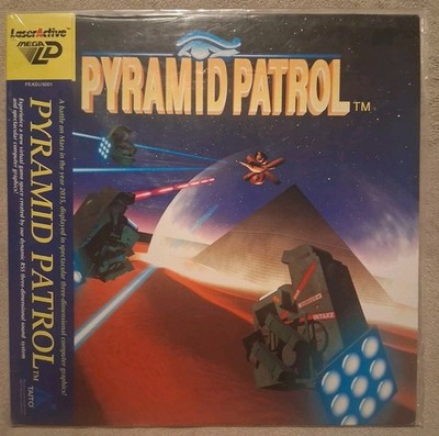 Pyramid Patrol Pioneer LaserActive Mega LD Game SEALED-Partial Tear  PEASU5001