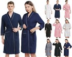 Unisex Hotel Spa Waffle Bathrobe Men Womens Housecoat Nightwear Dressing Gown UK