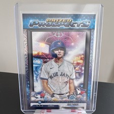 Topps 2025 Bowman Draft Prized Prospects Jojo Parker Insert Blue Jays PP-9
