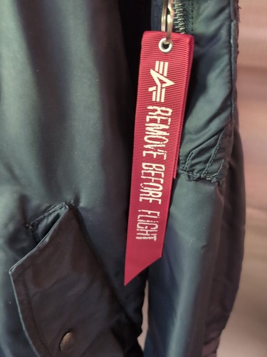 Alpha Industries Flight Jacket Pre-owned Great Condition NASA Four NASA Patches - Picture 2 of 22