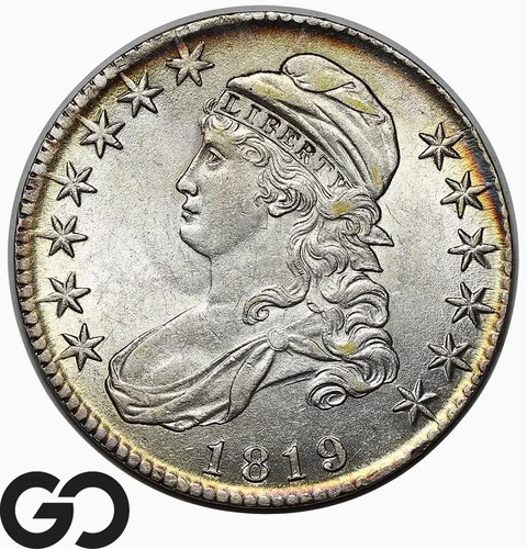 1819-P Capped Bust Half Dollar — photo from the most recent tracked eBay sale