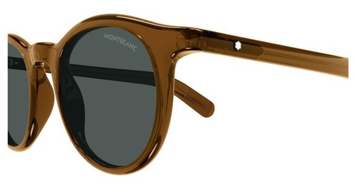 NEW Mont Blanc MB0353S-002 Sunglasses 49mm 100% Authentic - Imagen 2 de 4