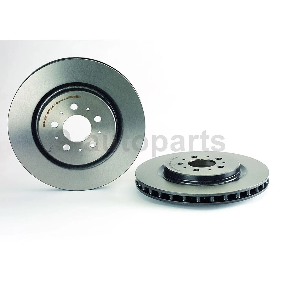 Kit de frenos traseros Brembo rotores de disco pastillas de freno para 2004 2005 2006 2007 Volvo V70 Foto 4 de 4