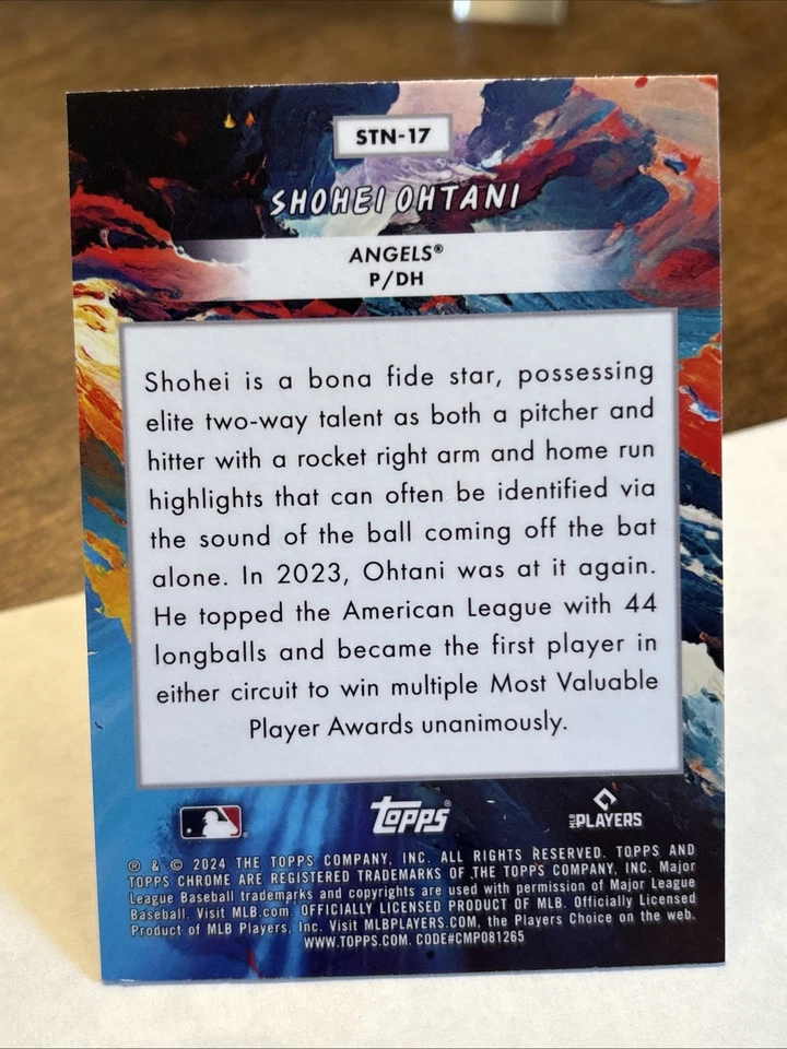 2024 Topps Cosmic Chrome Stars In The Night Shohei Ohtani Dodgers 🔥🔥🔥 - Image 2 of 2